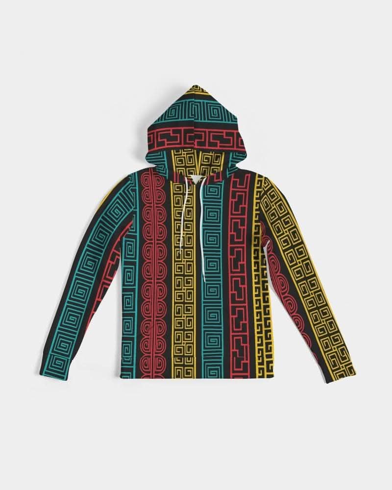 Womens Hoodie - Pullover Hooded Sweatshirt - Graphic/multicolor - Wear and Wander