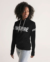 Womens Hoodie - Pullover Hooded Sweatshirt - White Graphic /inspire - Wear and Wander