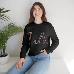 Womens LA Gradient Crewneck Sweatshirt - Wear and Wander