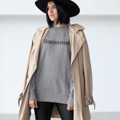 Womens Logo Flawsome Crewneck Sweatshirt - Wear and Wander