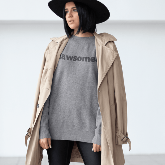 Womens Logo Flawsome Crewneck Sweatshirt - Wear and Wander