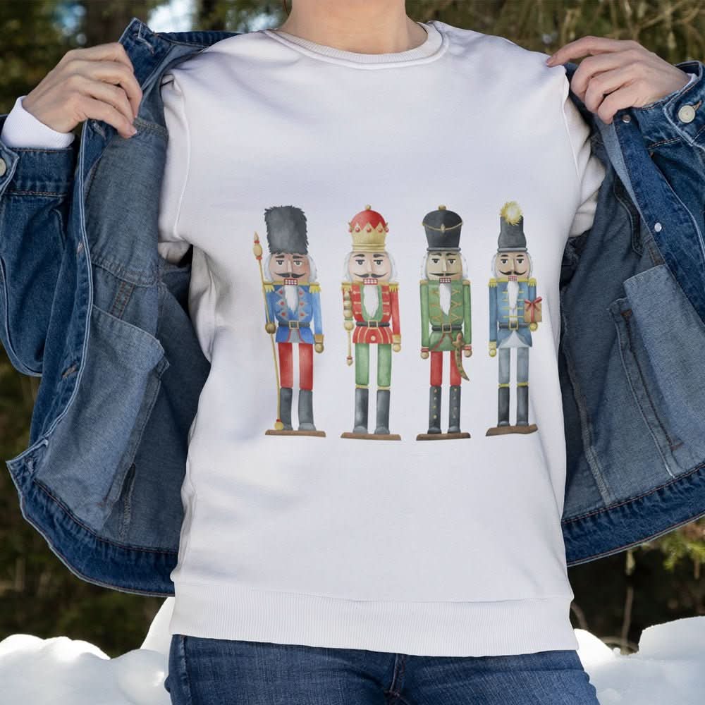 Womens Nutcracker Toy Soldiers Sweatshirt - Wear and Wander