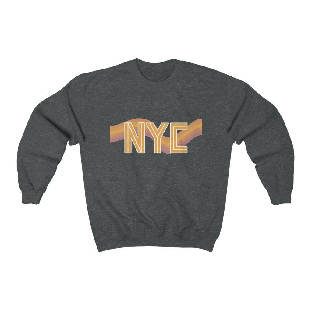 Womens NYC Retro 70's Crewneck Sweatshirt - Wear and Wander