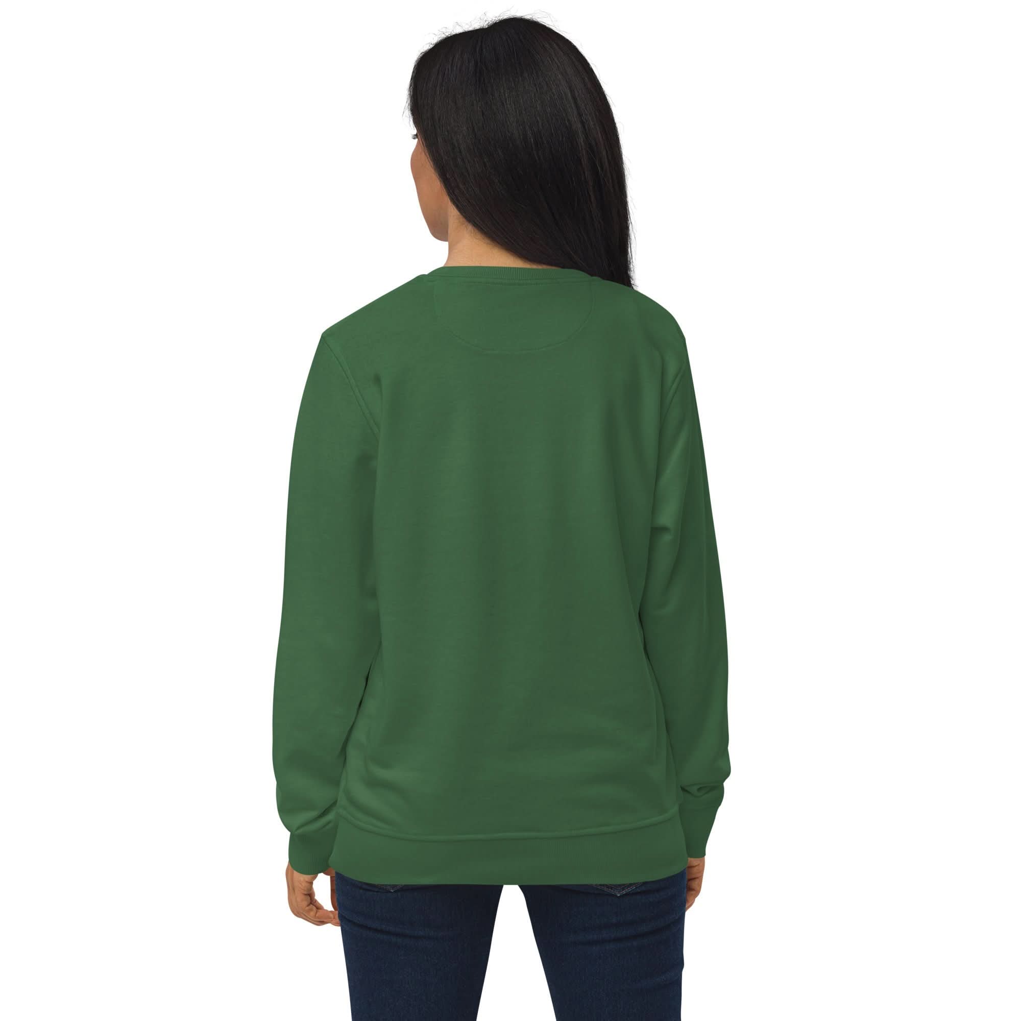 Womens Organic Sweatshirt, a Monogram - Wear and Wander