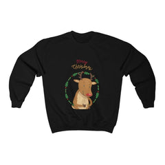 Womens Reindeer Crewneck Sweatshirt - Wear and Wander