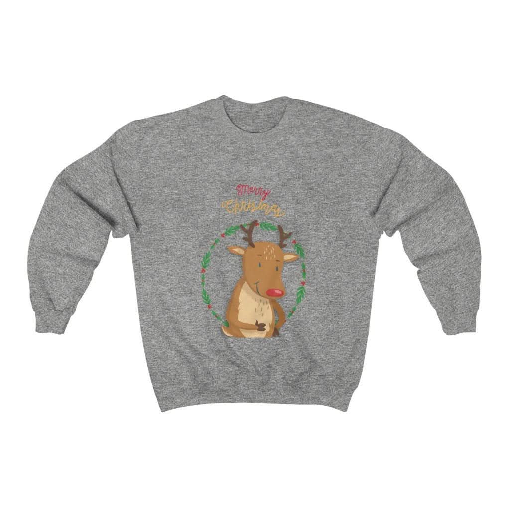 Womens Reindeer Crewneck Sweatshirt - Wear and Wander