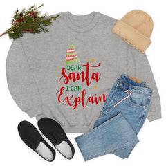 Womens Santa I Can Explain Sweatshirt - Wear and Wander