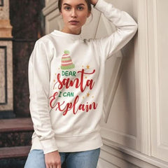 Womens Santa I Can Explain Sweatshirt - Wear and Wander