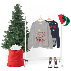 Womens Santa I Can Explain Sweatshirt - Wear and Wander