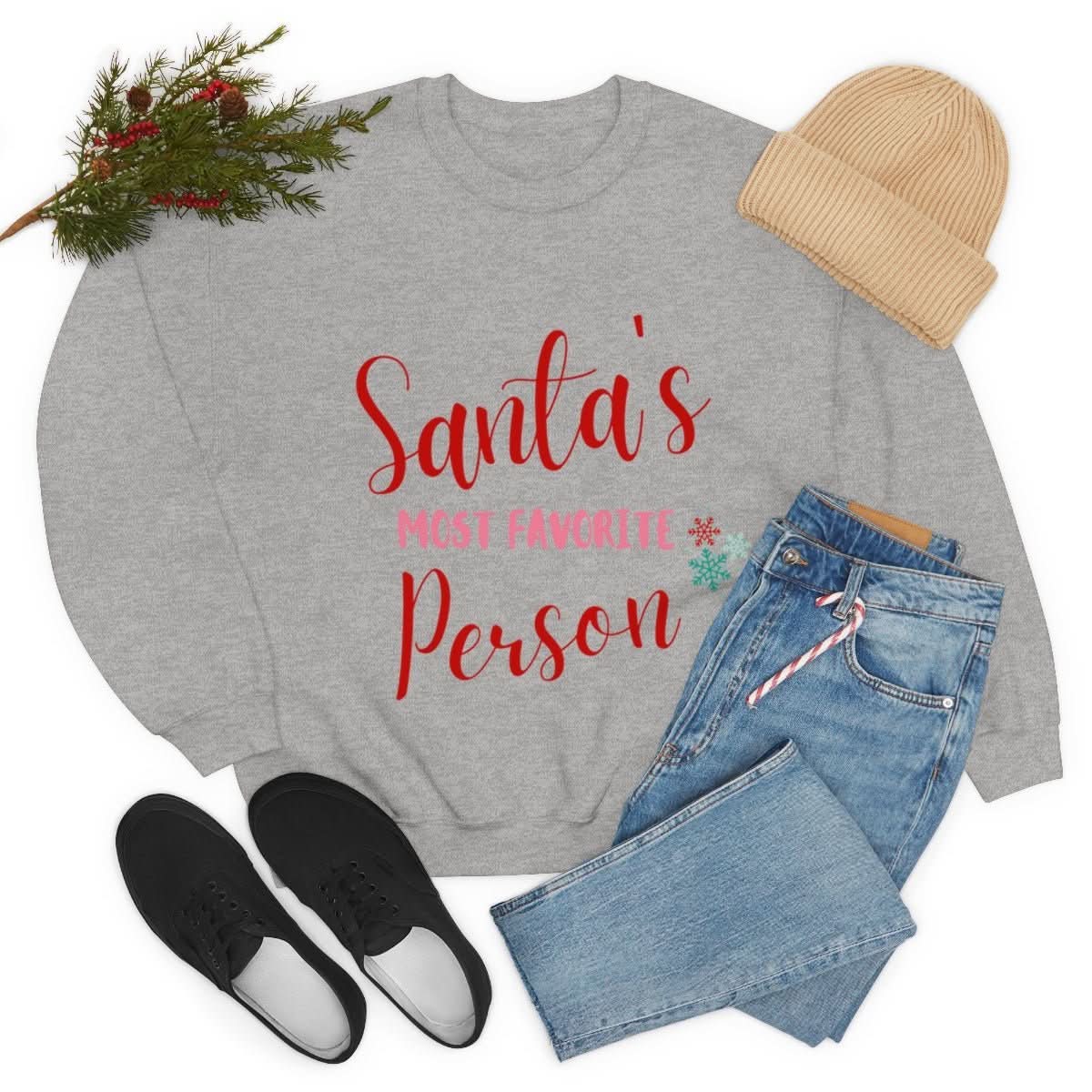 Womens Santa's Favorite Sweatshirt - Wear and Wander