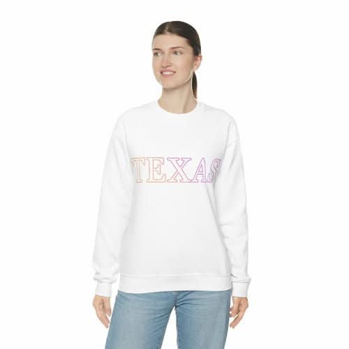 Womens Texas Gradient Crewneck Sweatshirt - Wear and Wander