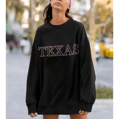 Womens Texas Gradient Crewneck Sweatshirt - Wear and Wander