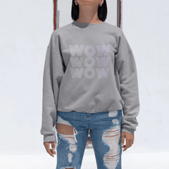 Womens Wow Logo Sweatshirt - Wear and Wander