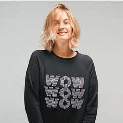 Womens Wow Logo Sweatshirt - Wear and Wander