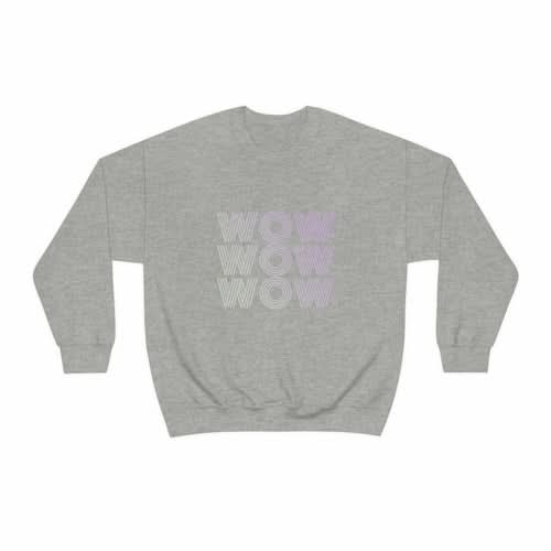 Womens Wow Logo Sweatshirt - Wear and Wander