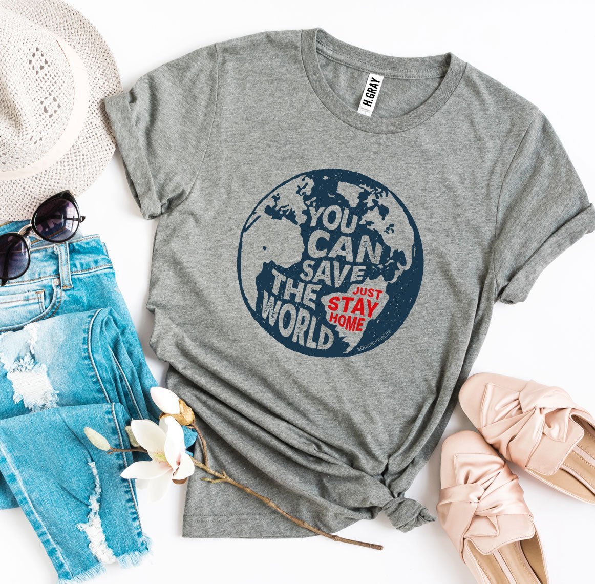 You Can Save The World T-shirt - Wear and Wander