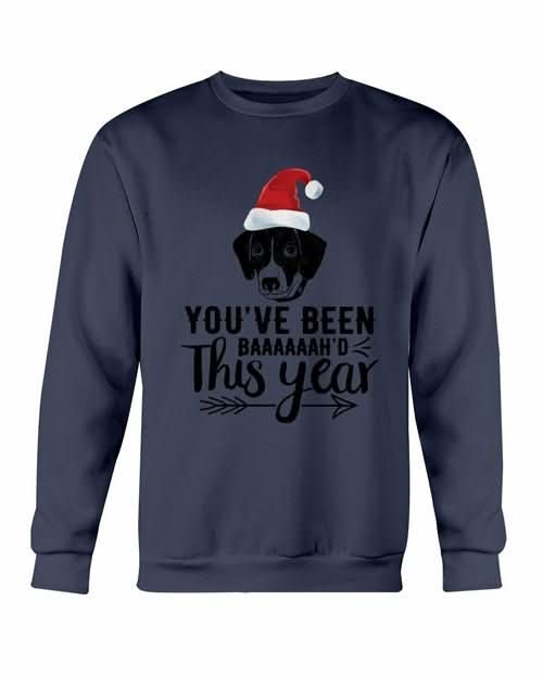You've Been Baaah'd This Year Christmas Sweatshirt - Wear and Wander