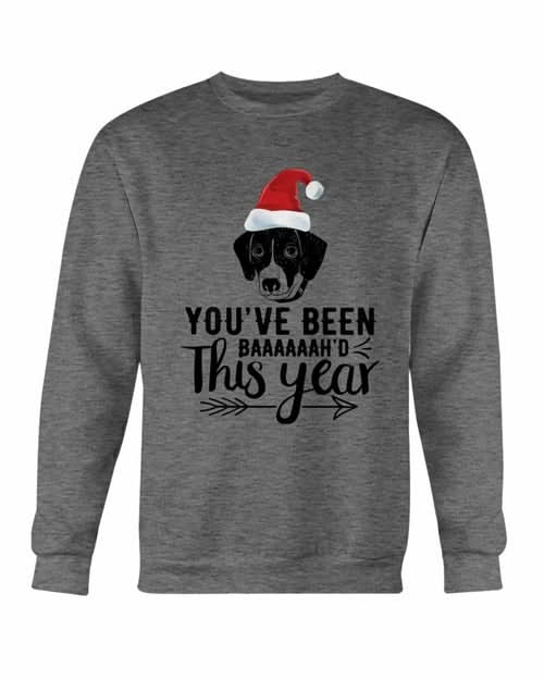 You've Been Baaah'd This Year Christmas Sweatshirt - Wear and Wander