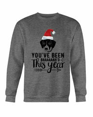 You've Been Baaah'd This Year Christmas Sweatshirt - Wear and Wander