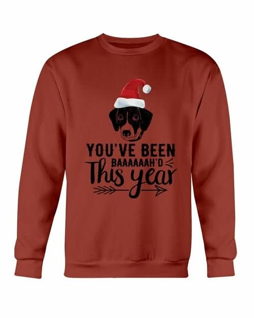 You've Been Baaah'd This Year Christmas Sweatshirt - Wear and Wander