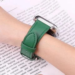 Leather strap For Apple watch band 44mm 45mm 41mm 40mm watchbands Loop bracelet for iWatch ultra 2 49mm series 10 9 8 7 6 5 4 SE