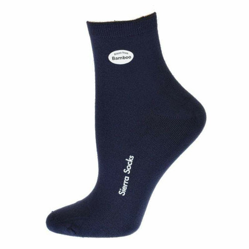 Ladies Plain Bamboo Shortie Socks SWPLN