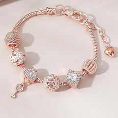 1PC Women's Fashion Multi Element Beaded Love Pan Family Bracelet Jewelry Accessories Daily Dressing - Wear and Wander