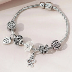 1PC Women's Fashion Multi Element Beaded Love Pan Family Bracelet Jewelry Accessories Daily Dressing - Wear and Wander