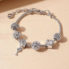 1PC Women's Fashion Multi Element Beaded Love Pan Family Bracelet Jewelry Accessories Daily Dressing - Wear and Wander