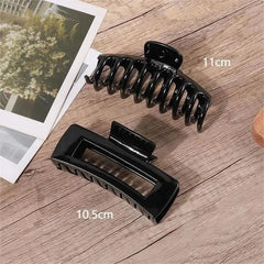 2/3/4Pcs Headwear Set Women Fashion Claw Clip Coffee Black Acrylic Large Hair Claw Korea For Girl Clip Barrette Hair Accessories - Wear and Wander