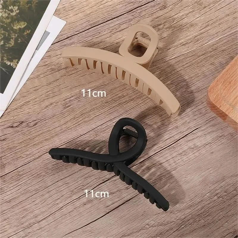 2/3/4Pcs Headwear Set Women Fashion Claw Clip Coffee Black Acrylic Large Hair Claw Korea For Girl Clip Barrette Hair Accessories - Wear and Wander