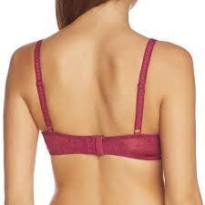 Sujetador push-up con escote profundo fucsia de Sassa