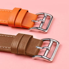 Leather strap For Apple watch band 44mm 45mm 41mm 40mm watchbands Loop bracelet for iWatch ultra 2 49mm series 10 9 8 7 6 5 4 SE