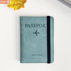 PU Leather Wallet Travel Passport Purse Card Male Travel Accessories Hand Carry Passport Business Cards Holder Wallet