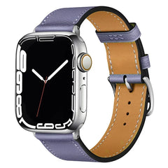 Leather strap For Apple watch band 44mm 45mm 41mm 40mm watchbands Loop bracelet for iWatch ultra 2 49mm series 10 9 8 7 6 5 4 SE