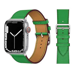 Leather strap For Apple watch band 44mm 45mm 41mm 40mm watchbands Loop bracelet for iWatch ultra 2 49mm series 10 9 8 7 6 5 4 SE