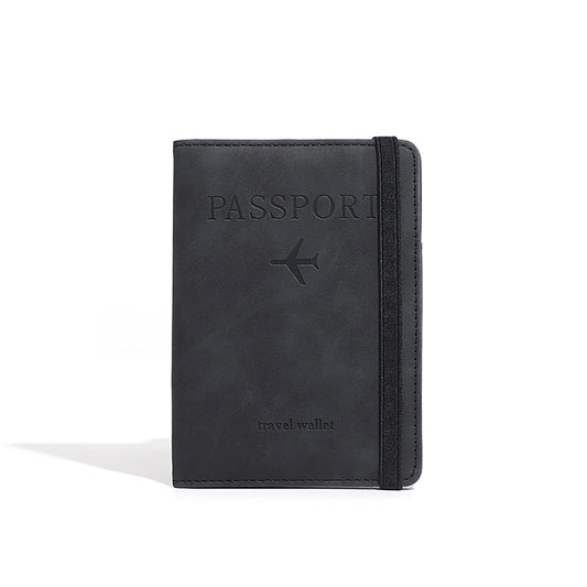 PU Leather Wallet Travel Passport Purse Card Male Travel Accessories Hand Carry Passport Business Cards Holder Wallet