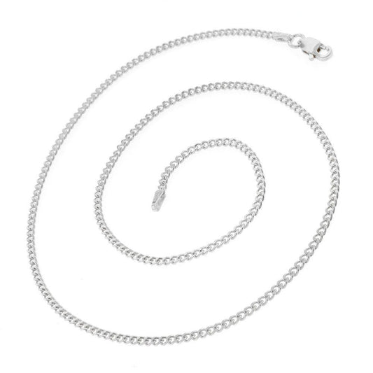 925 Sterling Silver 2MM Cuban Chain - Wear and Wander