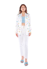 Glaze Print Semi Casual Blazer