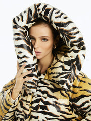 Tiger Print Puffer