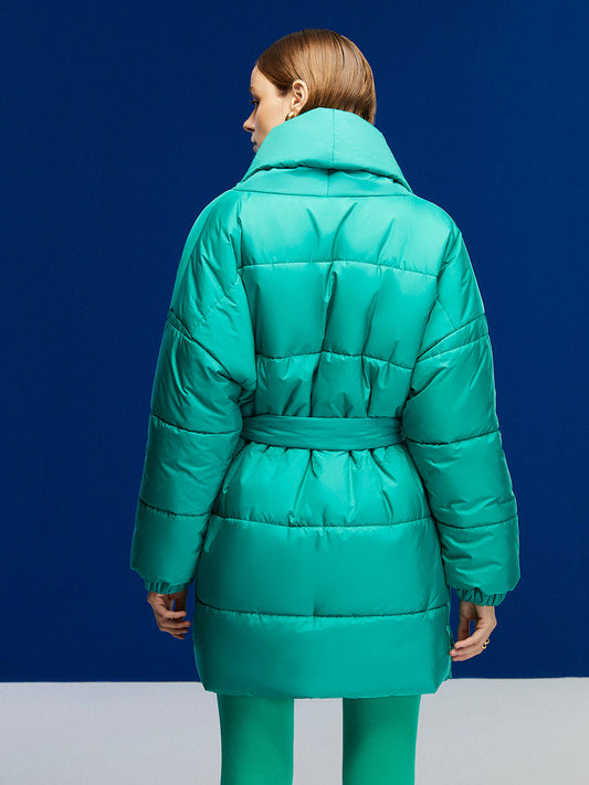 Belted Puffer Jacket