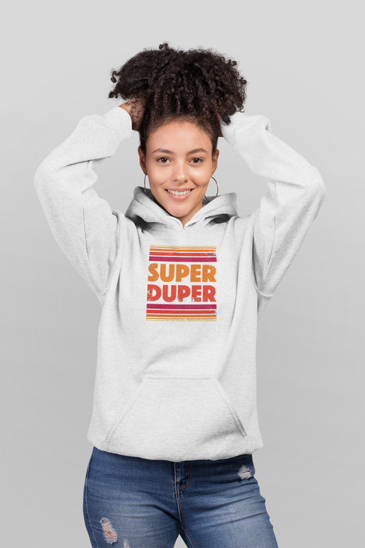 Sudadera con capucha Super Duper para mujer 