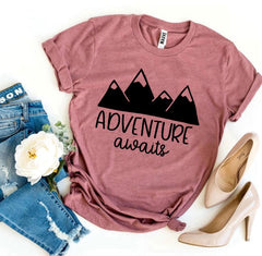Adventure Awaits T-shirt - Wear and Wander