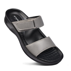 Aerothotic Rustic Women's Velcro Strap Slide Sandals - Wear and Wander