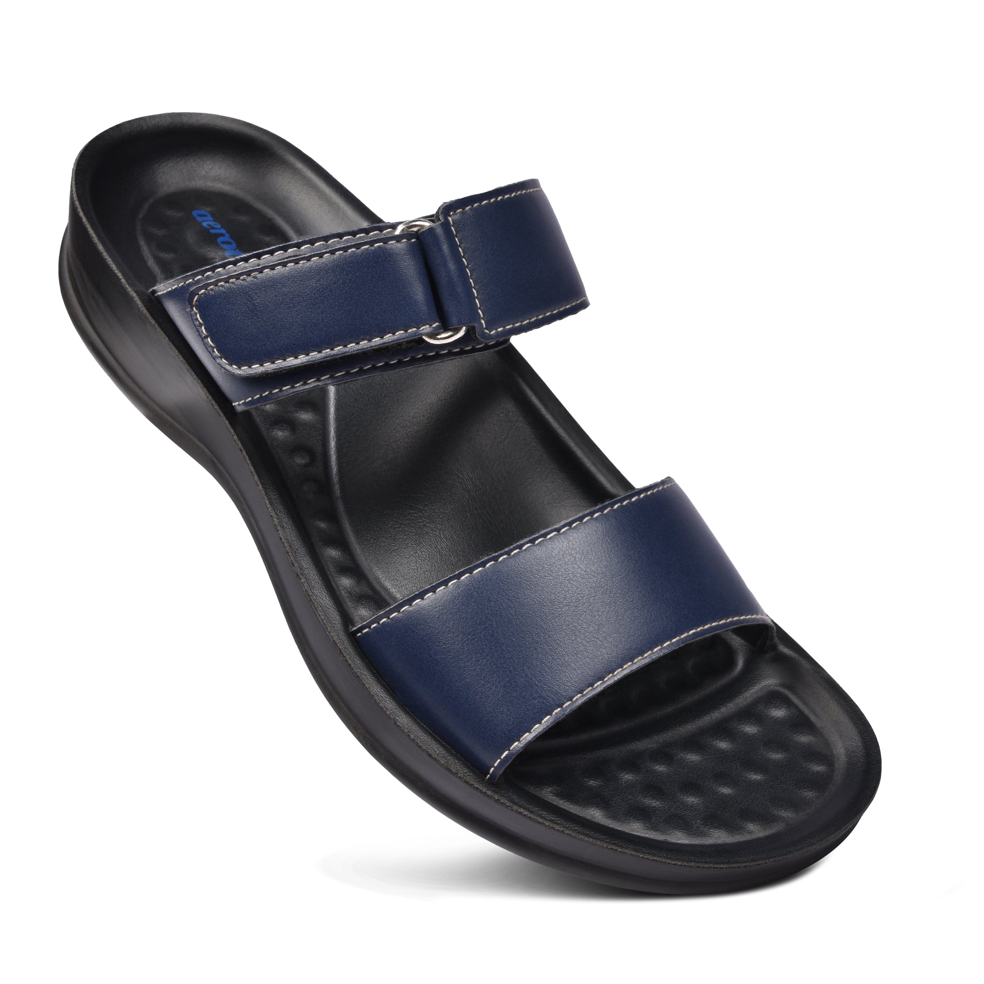 Aerothotic Rustic Women's Velcro Strap Slide Sandals - Wear and Wander