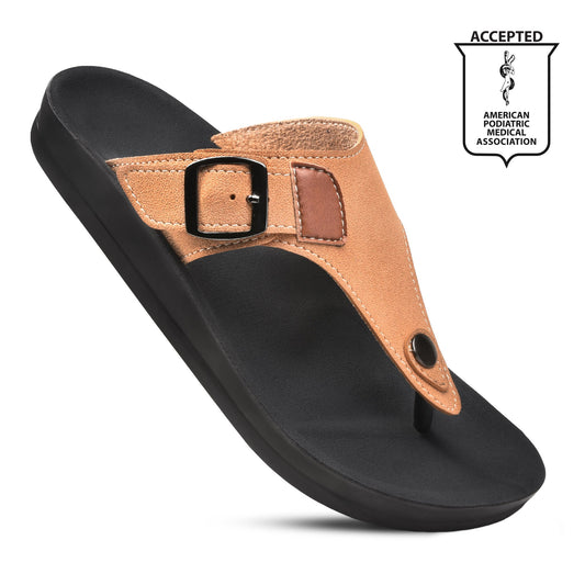 Aerothotic Trench Women's Thong Slip on Sandals - Wear and Wander