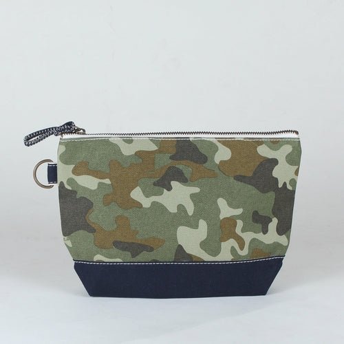 All In Zip Top Pouch in Venture Camo Print - Wear and Wander