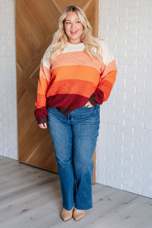 All Too Well Color Block Sweater - Trendy & Cozy Style - Wear and Wander