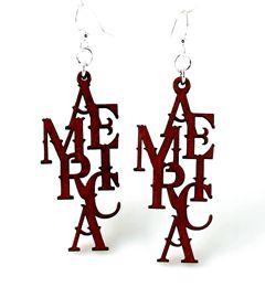 America Earrings # 1148 - Wear and Wander