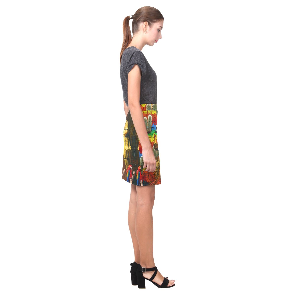 AND THIS, IS THE RAINBOW BRUSH CACTUS. II Skirt - Wear and Wander